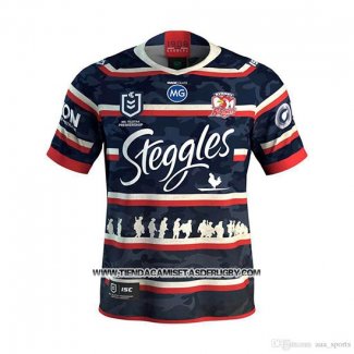 Camiseta Sydney Roosters Rugby 2019-2020 Conmemorative