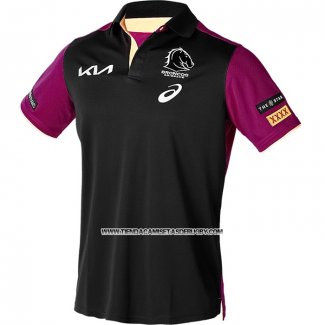 Camiseta Polo Brisbane Broncos Rugby 2024