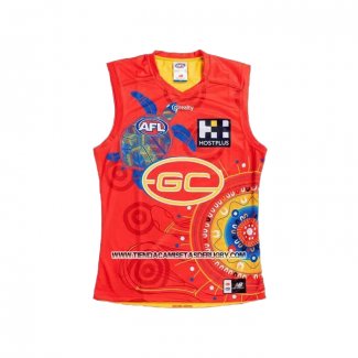 Camiseta Gold Coast Suns AFL 2021 Indigena