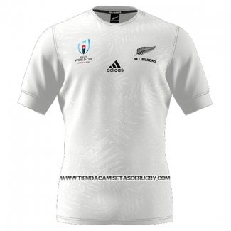 Camiseta Nueva Zelandia All Blacks Rugby 2019 Segunda