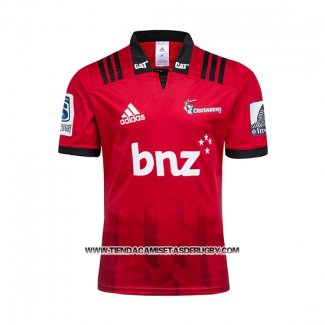 Camiseta Crusaders Rugby 2018 Local Rojo