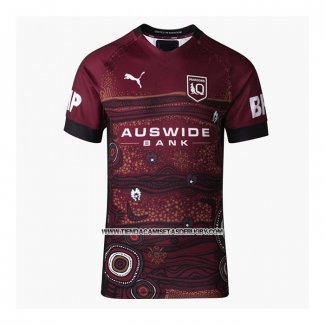 Camiseta Queensland Maroons Rugby 2021 Indigena