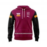 Sudaderas con Capucha Queensland Maroons Rugby 2024 Rojo Negro