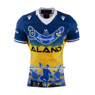 Camiseta Parramatta Eels Rugby 2023 Indigena