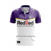 Camiseta Polo Melbourne Storm Rugby 2024 Segunda