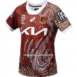Camiseta Brisbane Broncos Rugby 2024 Indigena