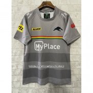 Camiseta Penrith Panthers Rugby 2025 Entrenamiento Gris